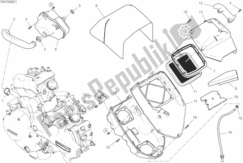 Todas las partes para Consumo de Ducati Multistrada 1260 S ABS 2020